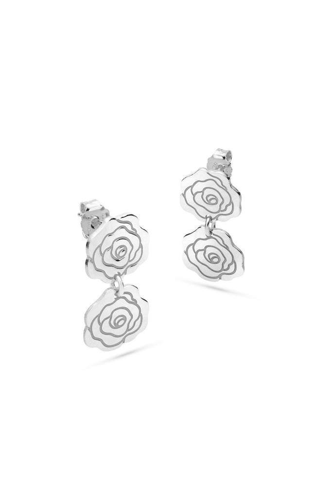 JUKSEREI ROSE DUO EARRINGS Vierteljährliche Förderung