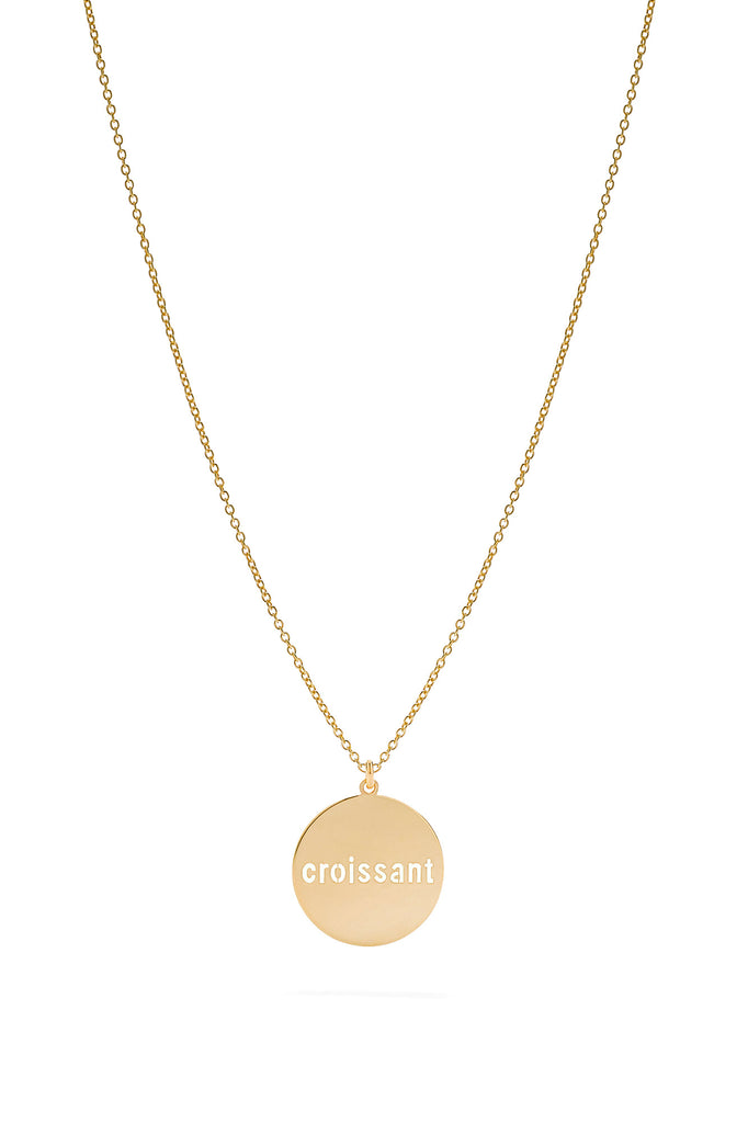 JUKSEREI ROUND CROISSANT NECKLACE · GOLD · B-STOCK Im Verkauf