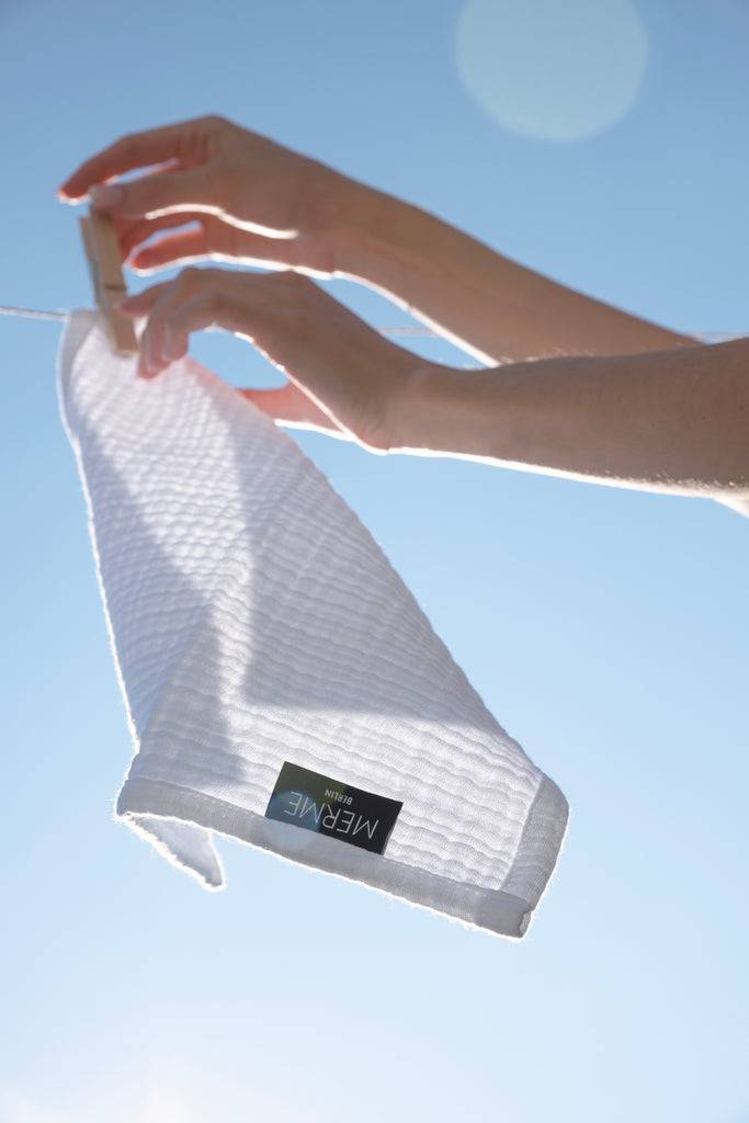 JUKSEREI MERME · FACIAL MUSLIN CLOTHS 3PAX Nur für heute