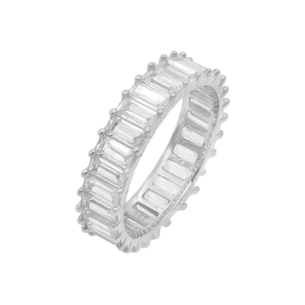 Kardelen Baguette Stones Ring - 925 SILBER Fabrikverkauf