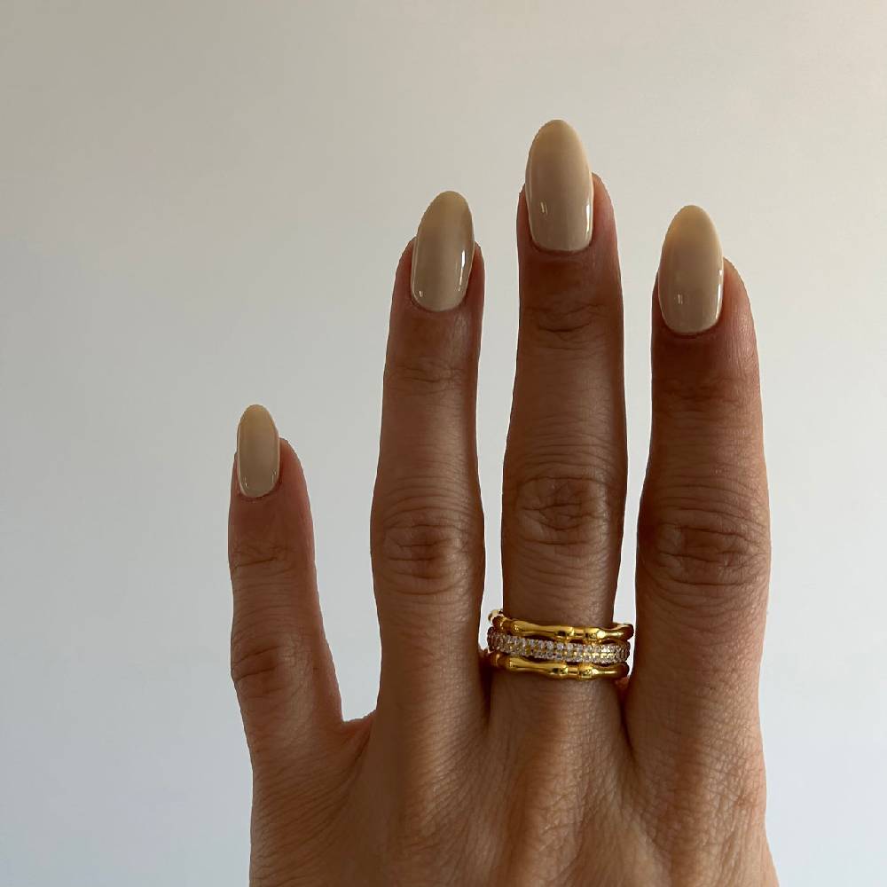 Kardelen Knochig Zirkonia Ring - 925 SILBER Günstig kaufen
