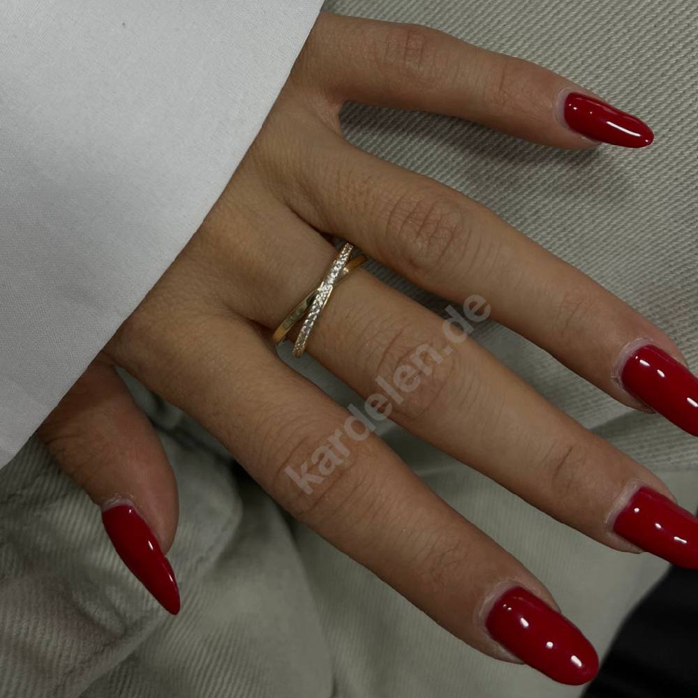 Kardelen 14K Gold Circle Zirkonia Ring Online Outlet
