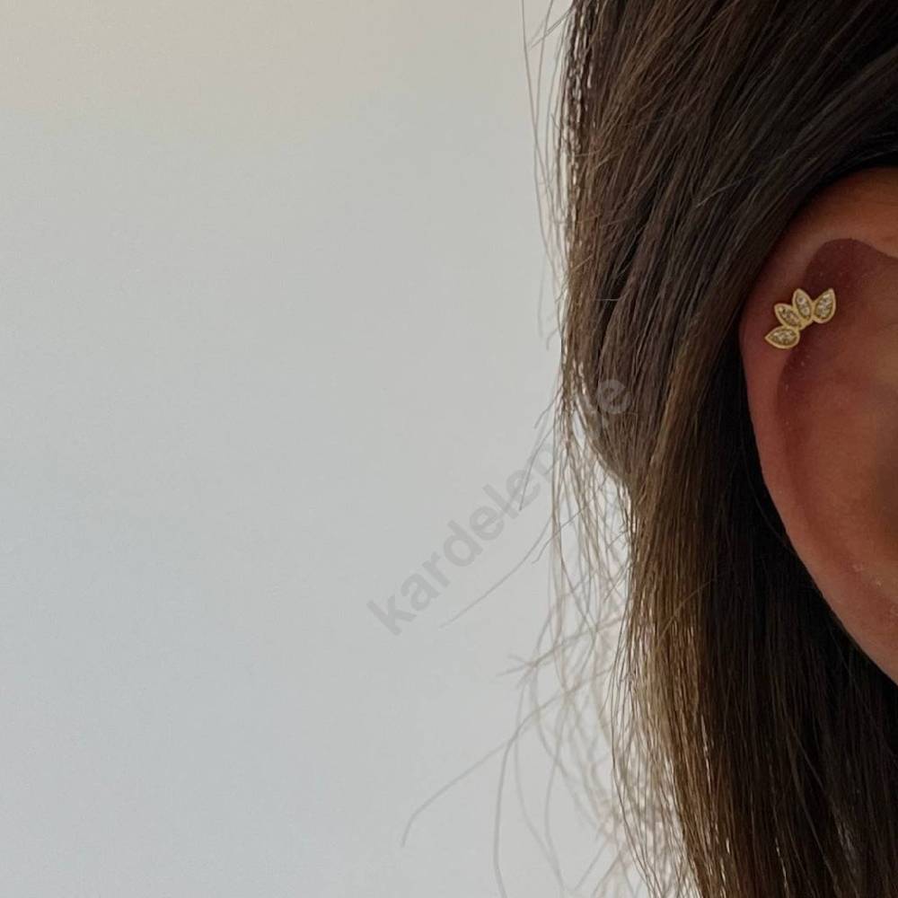 Kardelen LINN ZIRKONIA PIERCING - 925 SILBER Super Rabatt