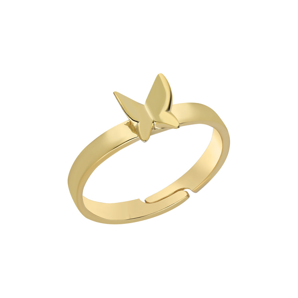 Kardelen Basic Schmetterling Ring - 925 SILBER Begrenzt auf 3 Tage
