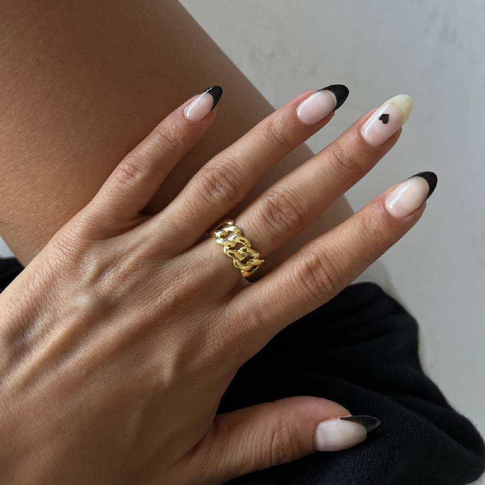 Kardelen Cuban Ring - 925 SILBER Limitierter Zeitrabatt