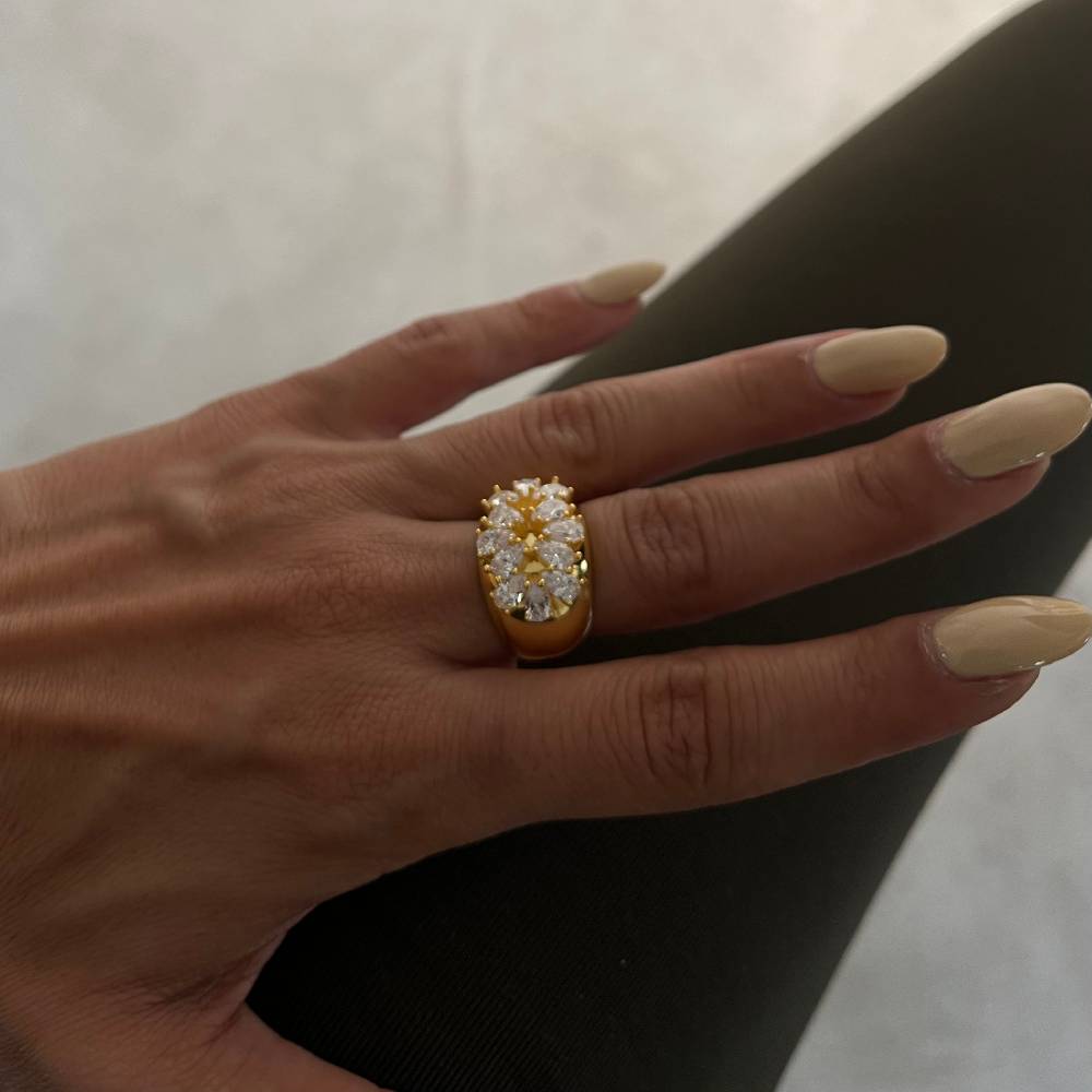 Kardelen Ferelith Zirkonia Ring - 925 SILBER Saisonale Angebote