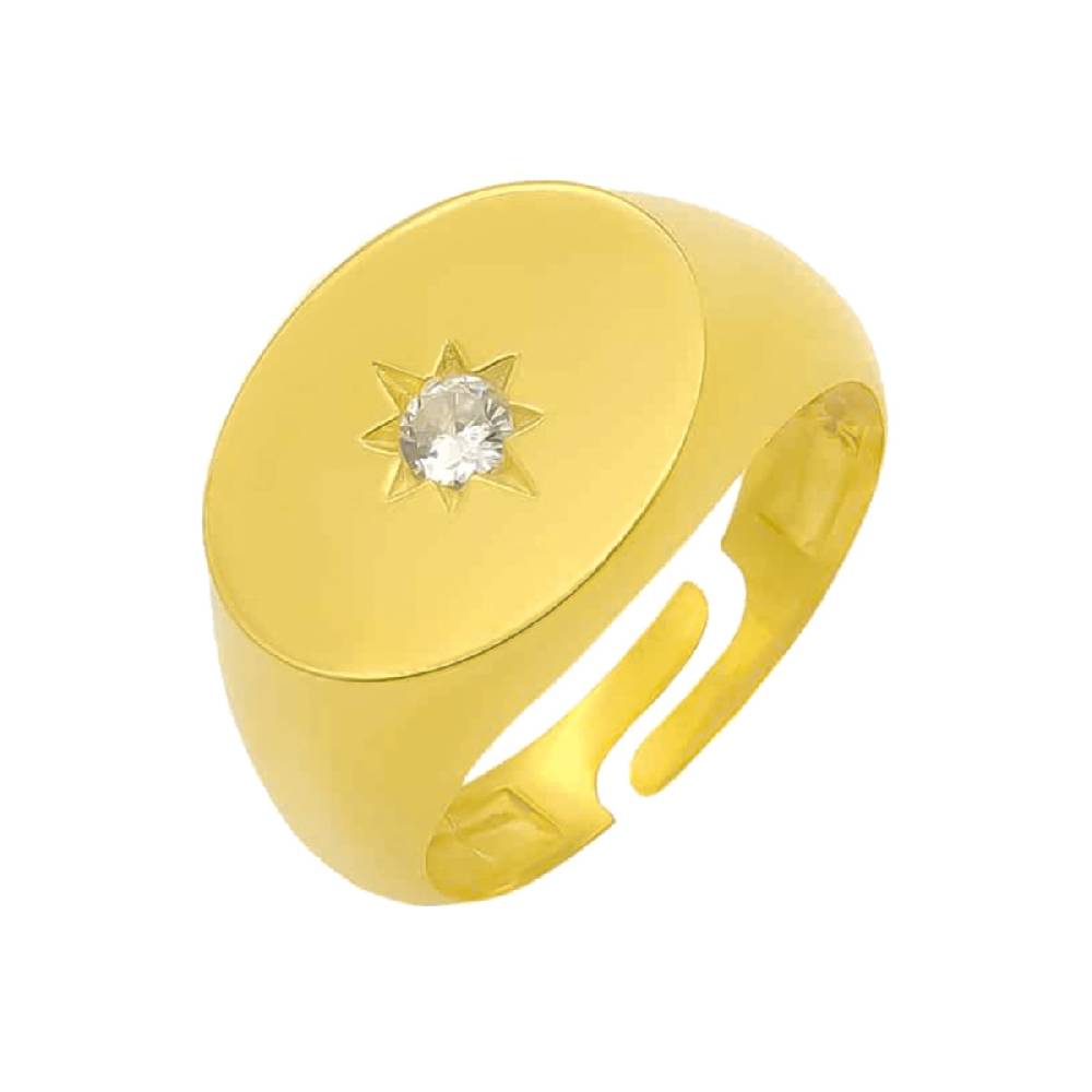 Kardelen Pole Star Solitaire Ring - 925 SILBER Tägliche Deals