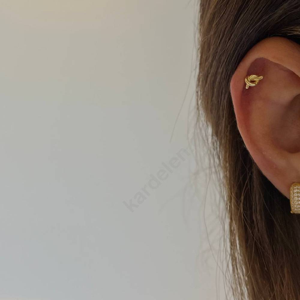 Kardelen Schleife Piercing - 925 SILBER Sonderangebote