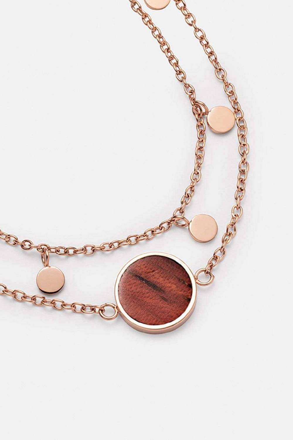 Kerbholz CIRCLE DOUBLE BRACELET Sandelholz Nur noch ein Tag übrig