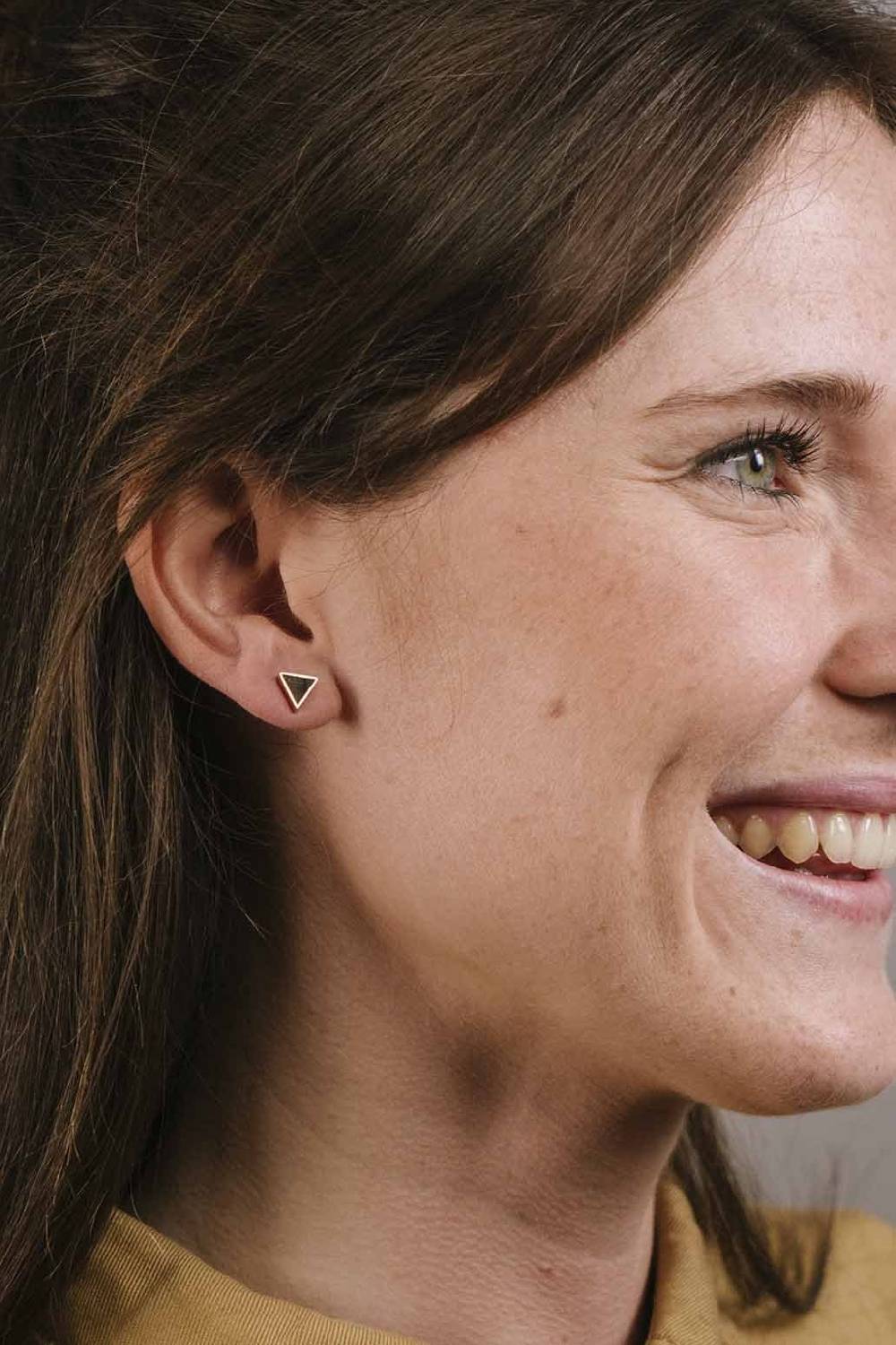 Kerbholz TRIANGLE EARRING Sandelholz Black Friday Preise