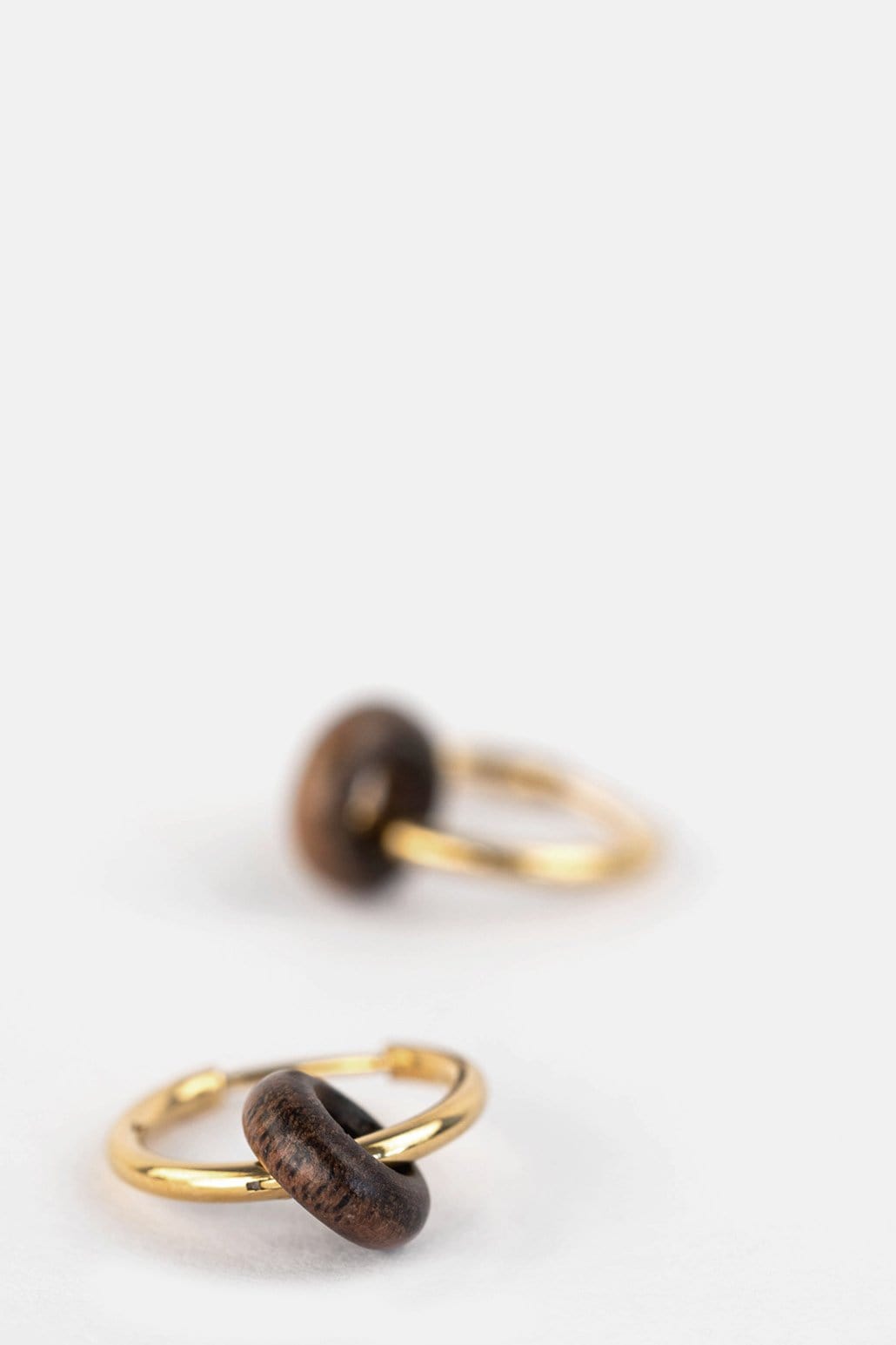 Kerbholz DONUT EARRING Walnuss Online