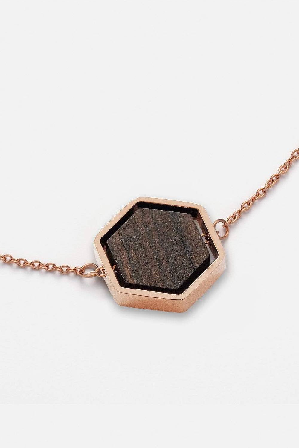 Kerbholz HEXA BRACELET Walnuss Flash Sale