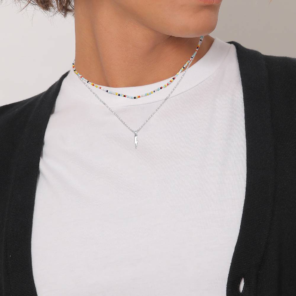 ﻿Kuzzoi Layer-Halskette Blitz Beads Saisonale Angebote