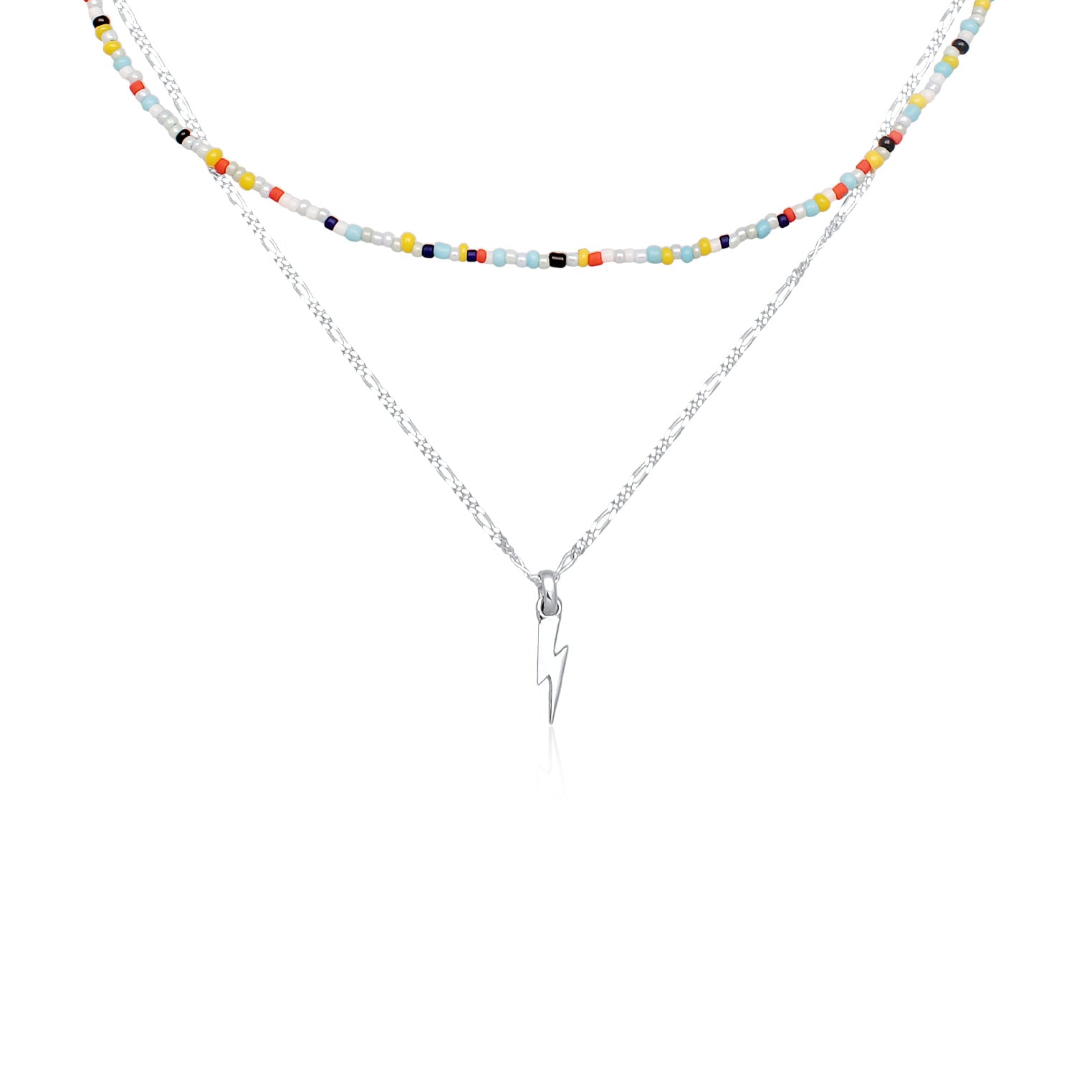 ﻿Kuzzoi Layer-Halskette Blitz Beads Saisonale Angebote