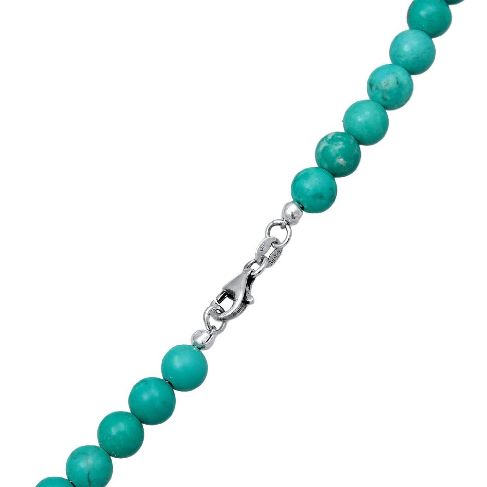 Kuzzoi Halskette Beads Vintage | Howlith (Türkis) Zeitbegrenzte Promotion