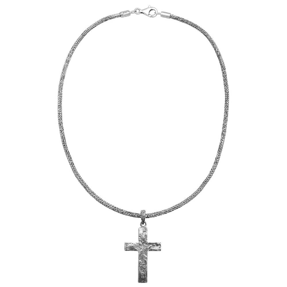 Kuzzoi Schlangen-Halskette Kreuz Sonderangebot