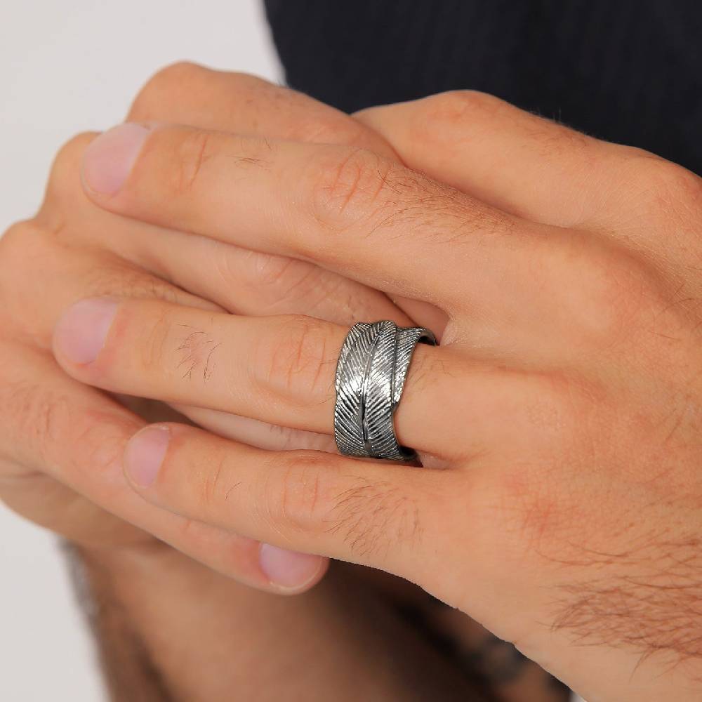 Kuzzoi Ring Feder Valentinstagsangebot