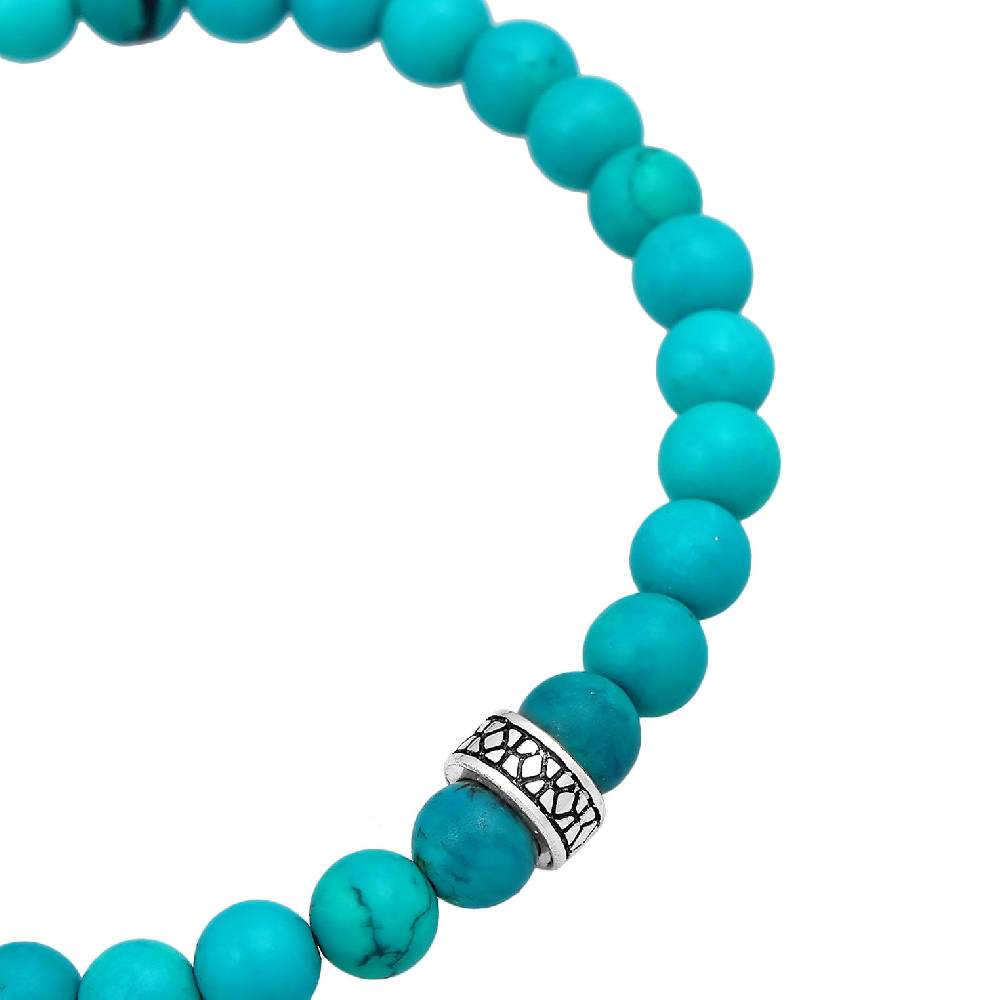 Kuzzoi Armband Bead | Howlith (Türkis) Super Rabatt
