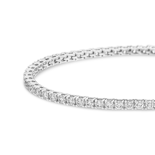 Leaf Jewelry Tennisarmband mit Diamanten, Weißgold, 3.42ct, 17.0cm VIP-Rabatte