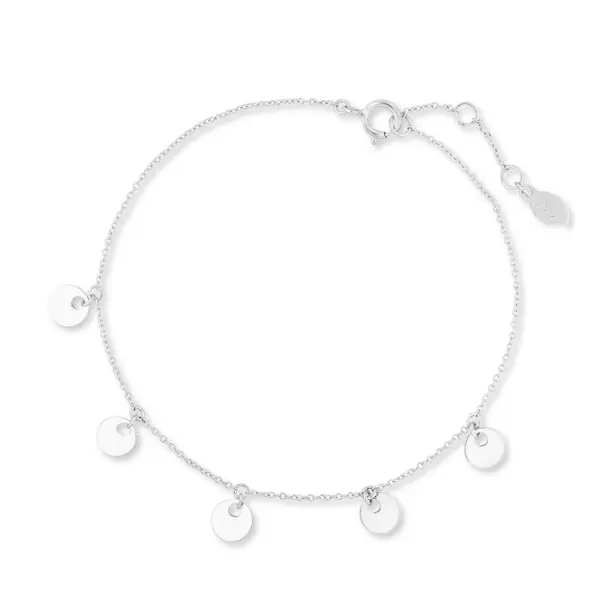 Leaf Jewelry Armkette Platelet, 14 K Weissgold Clearance-Verkauf