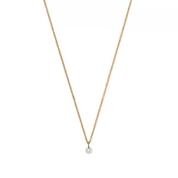 Leaf Jewelry Halskette Pure Diamant, 18 K Rosegold Begrenzt auf 3 Tage
