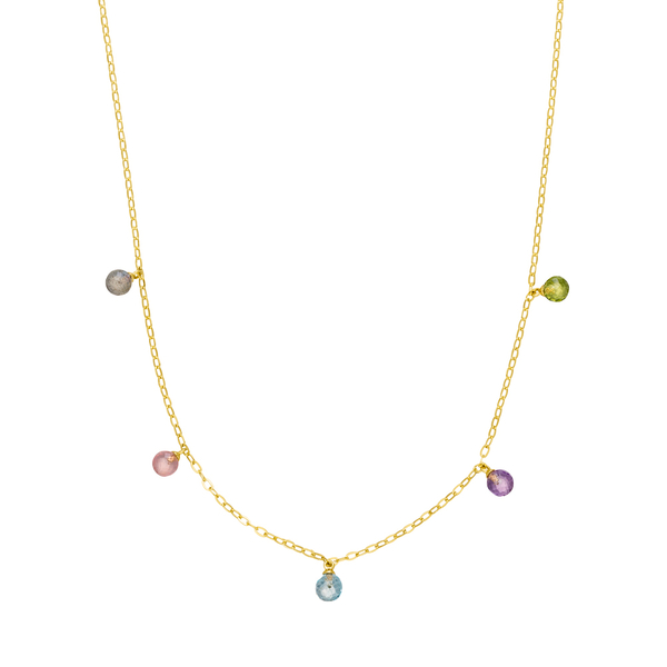 Leaf Jewelry Halskette Sweet Gems, 14K Gelbgold Günstig kaufen