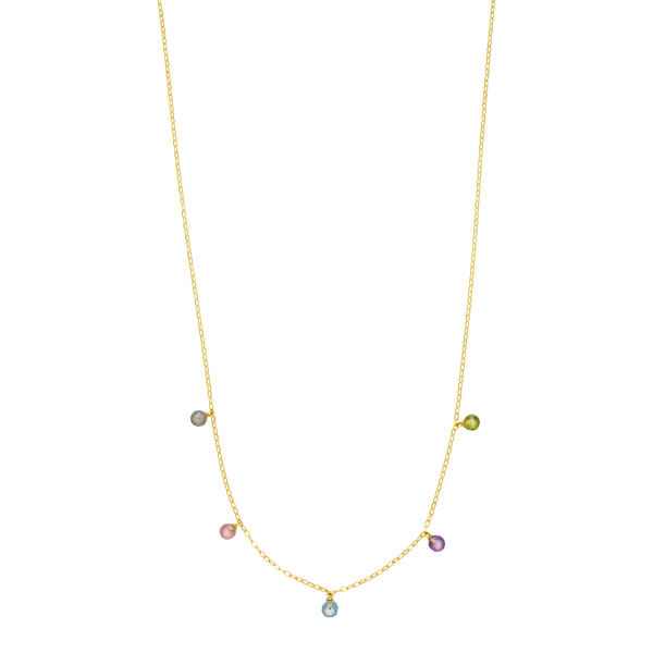 Leaf Jewelry Halskette Sweet Gems, 14K Gelbgold Günstig kaufen