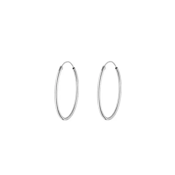 Leaf Jewelry Creole Pure, 30mm, 925 Sterlingsilber Nur für heute