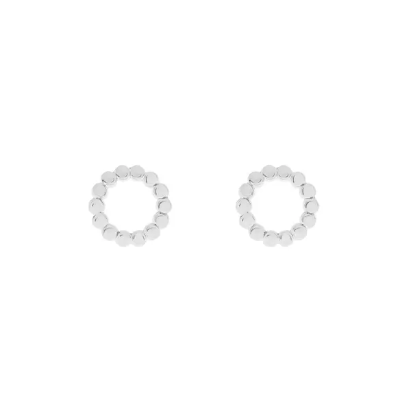 Leaf Jewelry Ohrstecker Kugelring, 925 Sterlingsilber Fabrik Onlineshop