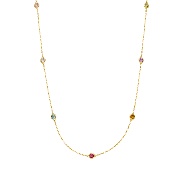 Leaf Jewelry Halskette Fine Gems, 14K Gelbgold Bestseller