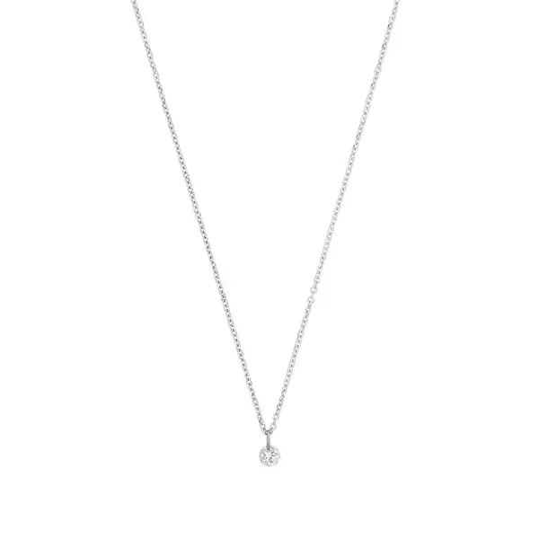 Leaf Jewelry Halskette Pure Diamant, 18 K Weißgold Zeitbegrenzte Promotion