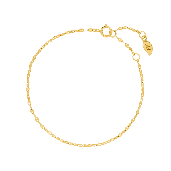 Leaf Jewelry Armkette Shiny Twist, 14K Gelbgold Black Friday Preise