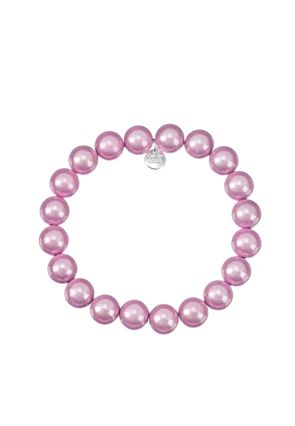 Leslii Reflective Pearl Perlen-Armband Magic 3D-Effekt Ø 10mm Rosa Bis zu 60% Rabatt