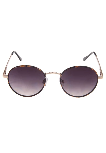 Leslii Sonnenbrille Damen schwarze Boho-Brille Muster Designerbrille Sunglasses Metall Gold Schwarz Kostenloser Versand international