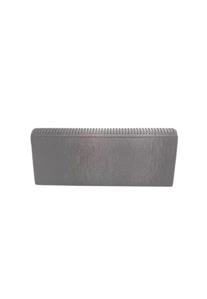 Leslii Clutch Handtasche Glitzer Steinchen in Grau Saisonschlussverkauf