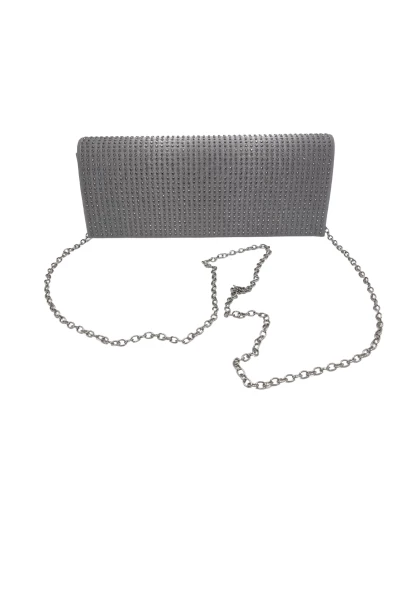 Leslii Clutch Handtasche Glitzer Steinchen in Grau Saisonschlussverkauf