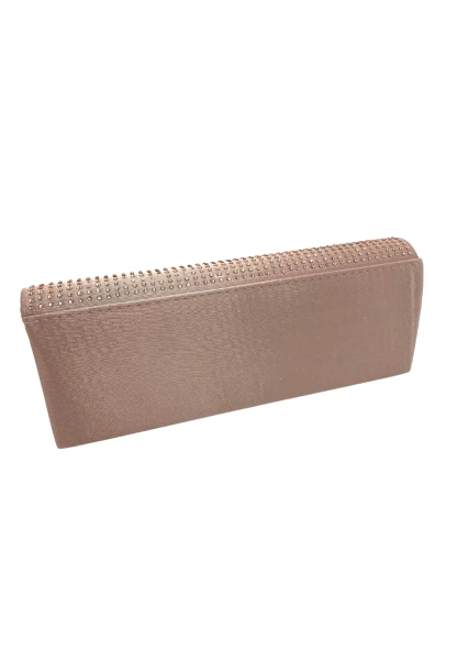 Leslii Clutch Handtasche Glitzer Steinchen in Nude Black Friday