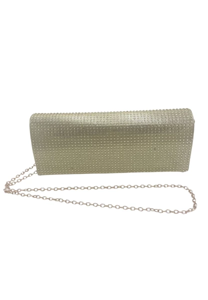 Leslii Clutch Handtasche Glitzer Steinchen in Gold Osterangebot