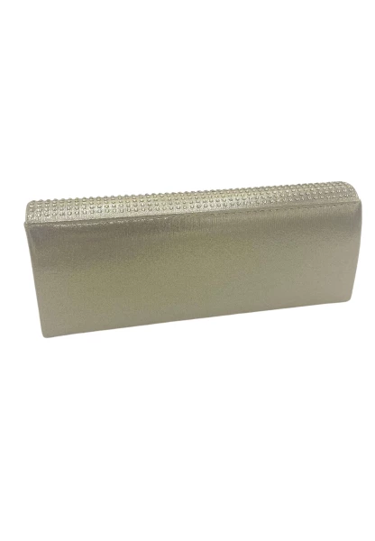 Leslii Clutch Handtasche Glitzer Steinchen in Gold Osterangebot