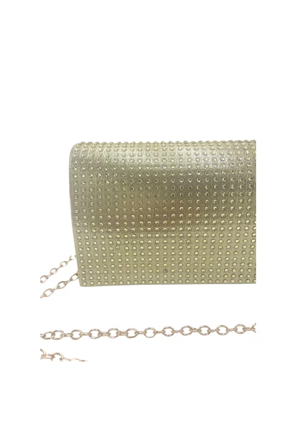 Leslii Clutch Handtasche Glitzer Steinchen in Gold Osterangebot