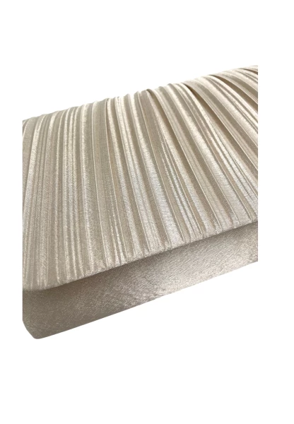 Leslii Clutch Handtasche Elegant in Creme Weiß Vatertagsangebot