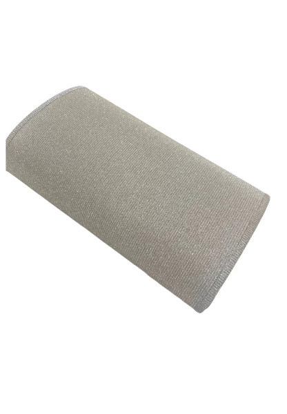 Leslii Clutch Handtasche Glitzer in Silber Valentinstagsangebot