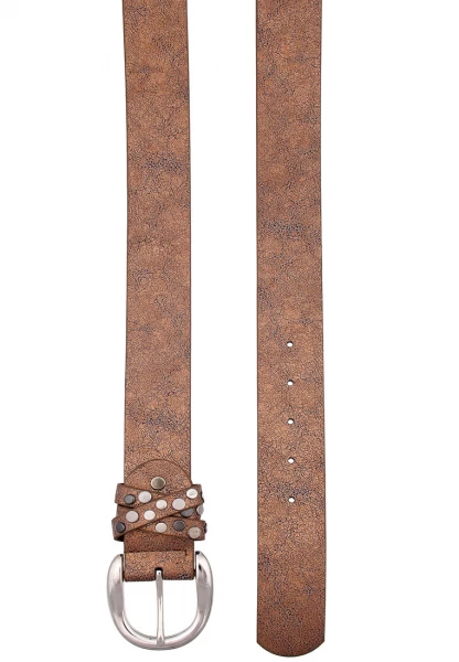 -50% SALE Leslii Damen-Gürtel Single Rivet Polyurethan Breite 3,8cm 500510614 Riesige Ersparnisse