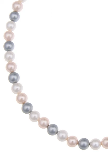 -50% SALE Leslii Damen-Kette Perlen-Collier kurze Halskette Perlen Classic in Multi Letzte 3 Tage