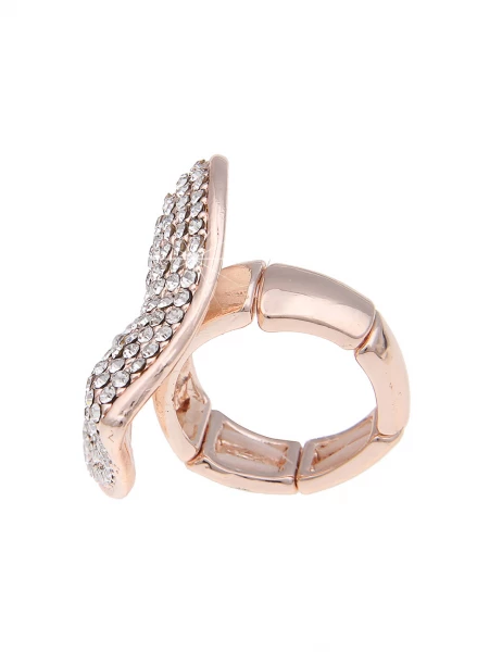 Leslii Sale Ring Statement Herz Strass - 21/rose gold Super Rabatt