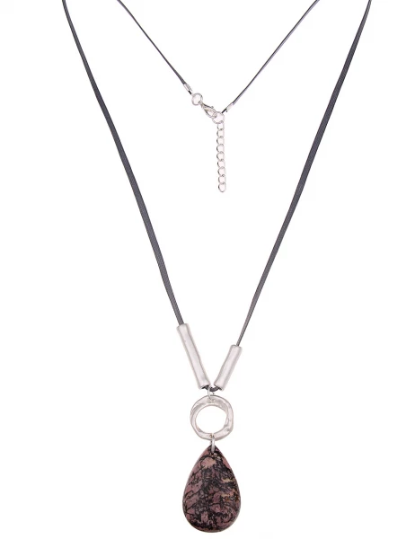 Leslii SALE PREMIUM lange Halskette lila - 05/lila Kostenloser Versand international
