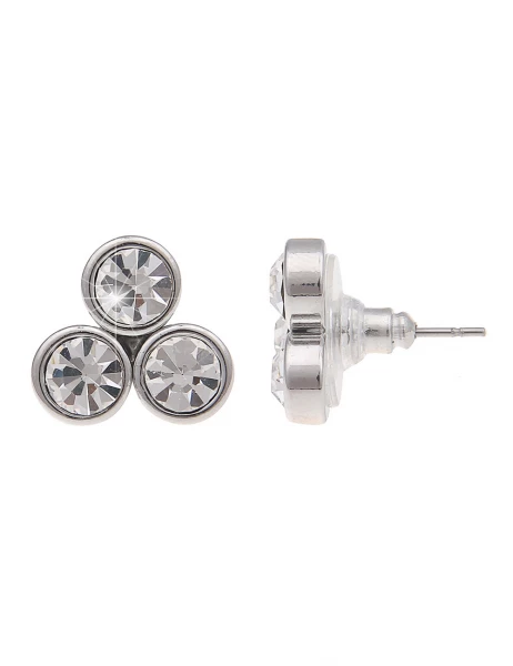 -50% SALE Leslii Ohrringe Ohrstecker Glitzer-Style in Weiß Begrenzt auf 3 Tage