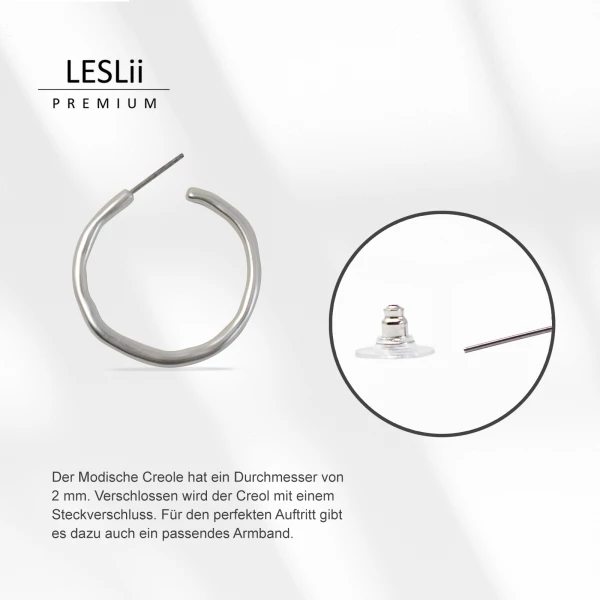 Leslii Ohrring - 01/silber Zeitlich begrenztes Angebot