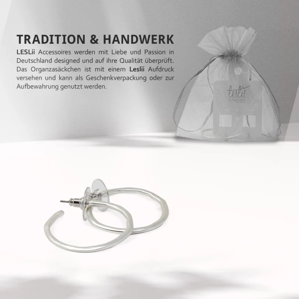 Leslii Ohrring - 01/silber Zeitlich begrenztes Angebot