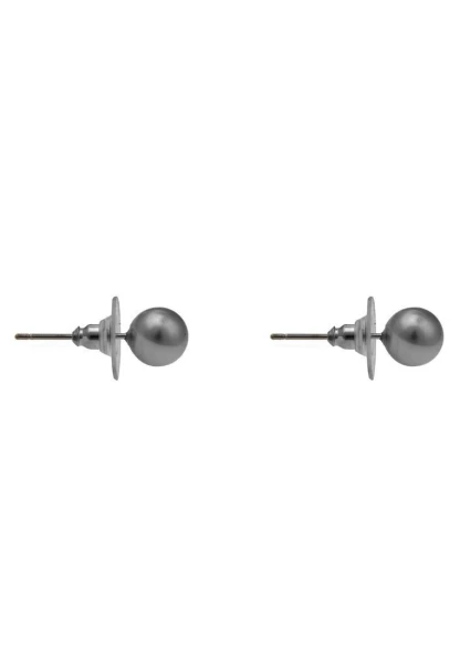 Leslii Ohrringe Ohrstecker Perlen Classic in Grau JETZT KAUFEN